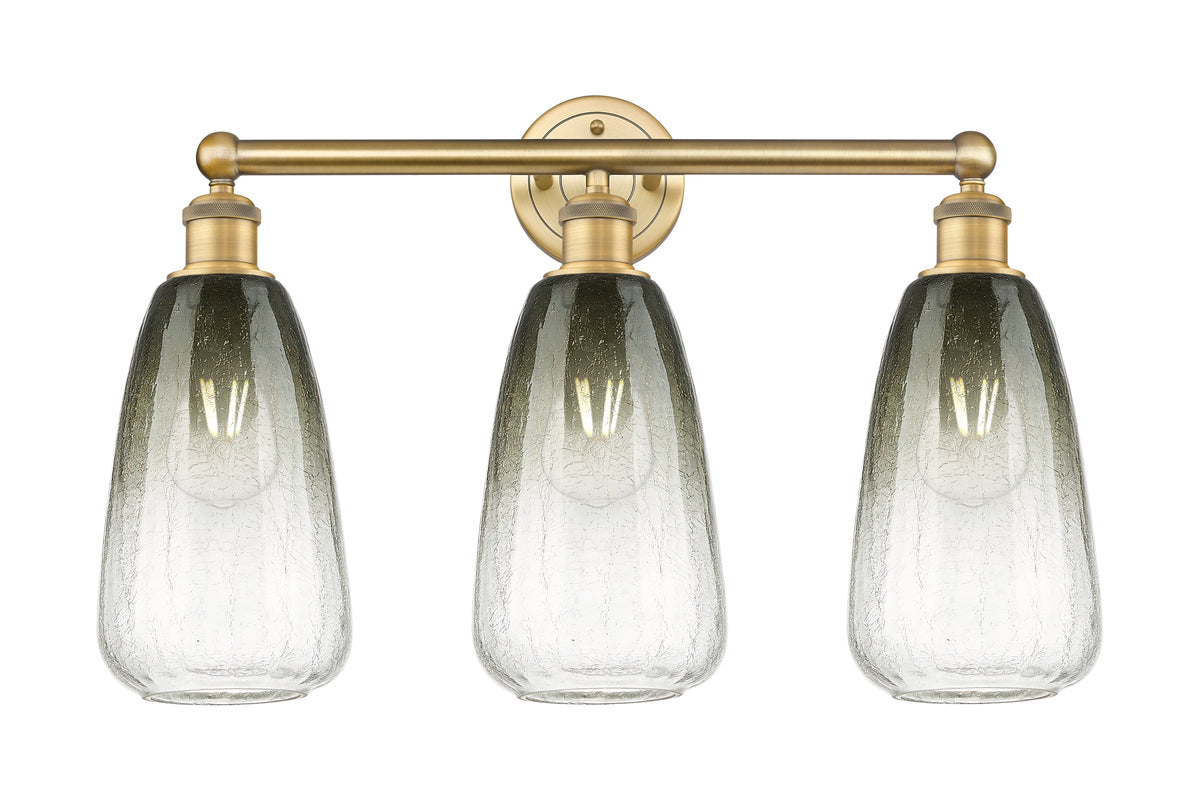 Brookhaven Almond 24-Inch 3-Light Bath Vanity Light 15.25-Inch High
