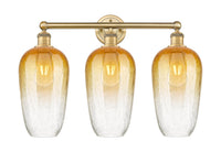 Brookhaven Flute 25-Inch 3-Light Bath Vanity Light 17.25-Inch High