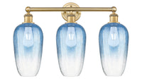 Brookhaven Flute 25-Inch 3-Light Bath Vanity Light 17.25-Inch High
