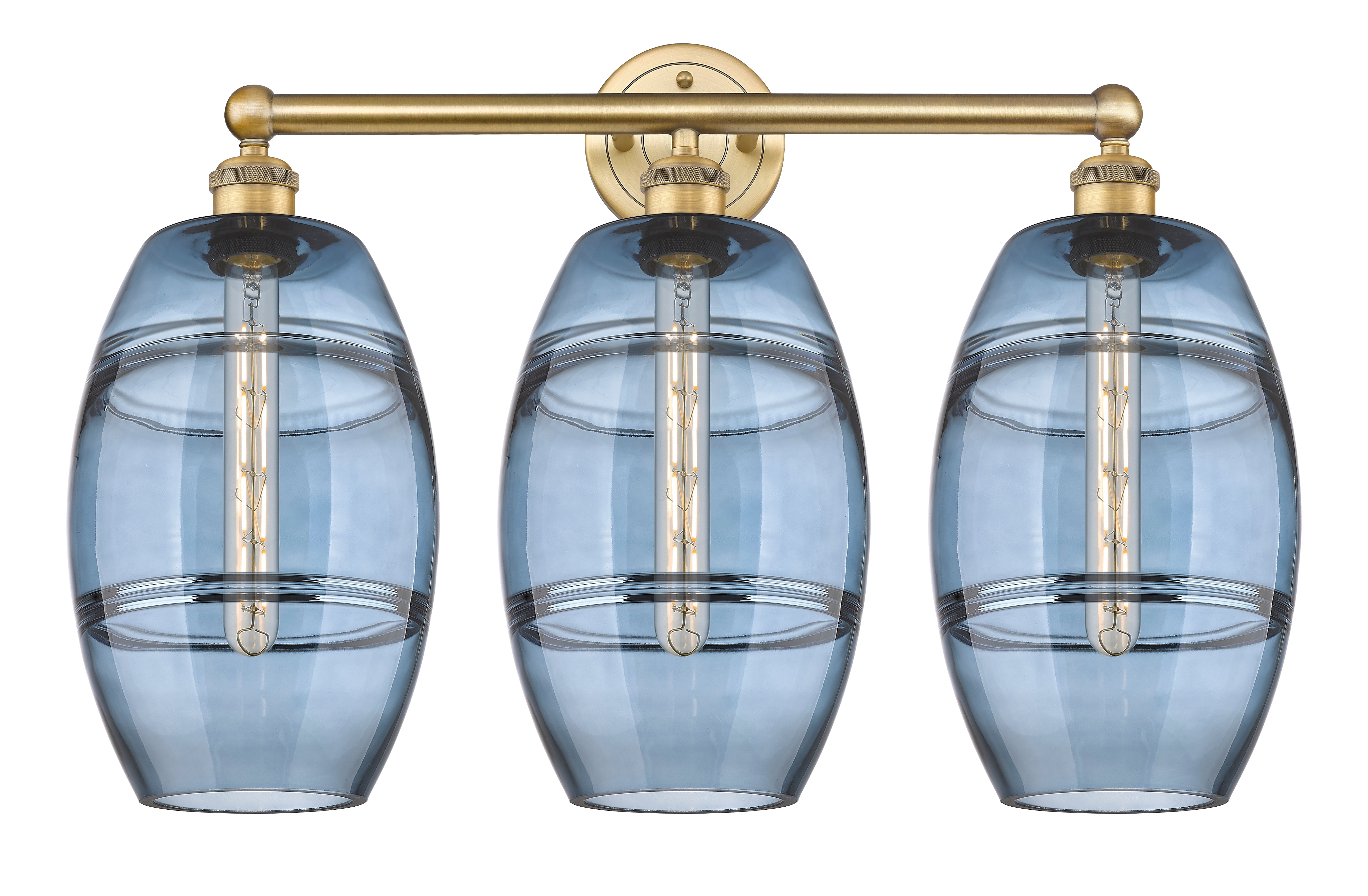 Edison Bath Vanity Light Cast Brass Finish