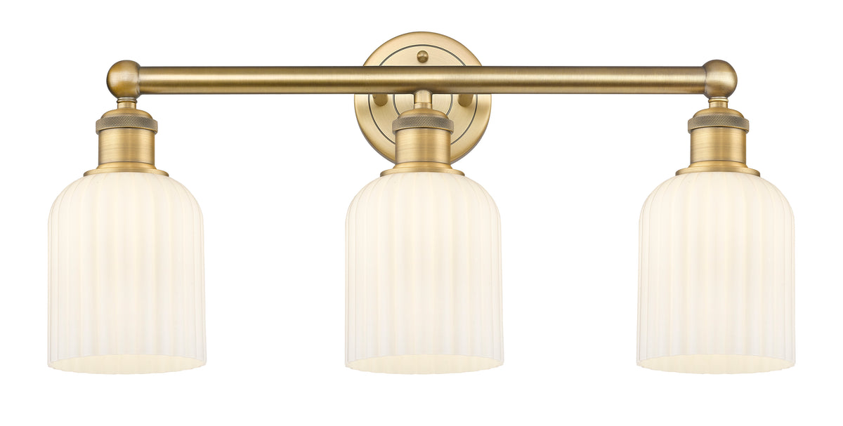 Bridal Veil 23-Inch 3-Light Bath Vanity Light 5-Inch Shade
