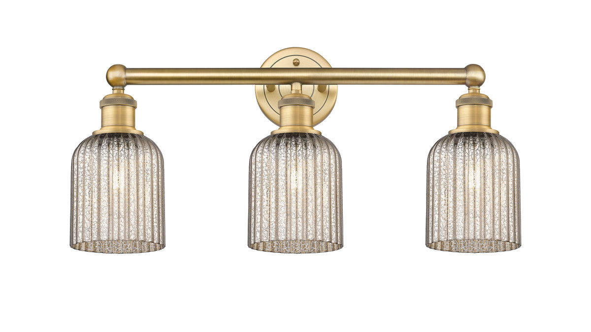 Bridal Veil 23-Inch 3-Light Bath Vanity Light 5-Inch Shade