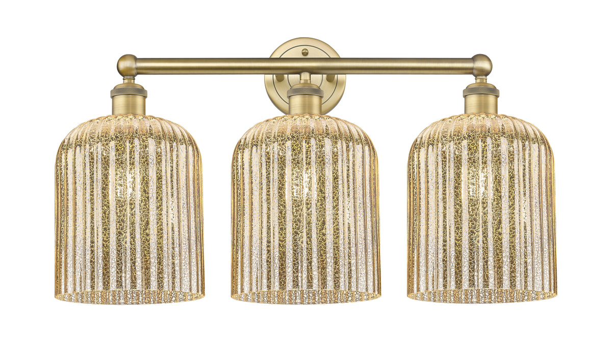 Bridal Veil 23-Inch 3-Light Bath Vanity Light 8-Inch Shade