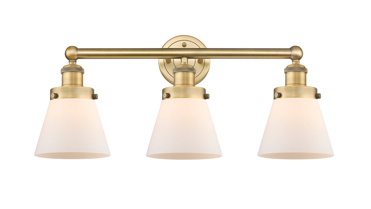Cone 24-Inch 3-Light Bath Vanity Light 11.25-Inch High