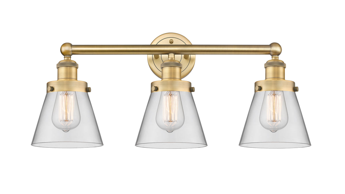 Cone 24-Inch 3-Light Bath Vanity Light 11.25-Inch High