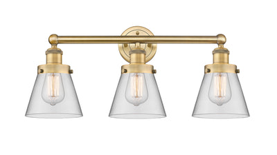 Edison Bath Vanity Light Cast Brass Glass