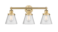 Cone 24-Inch 3-Light Bath Vanity Light 11.25-Inch High