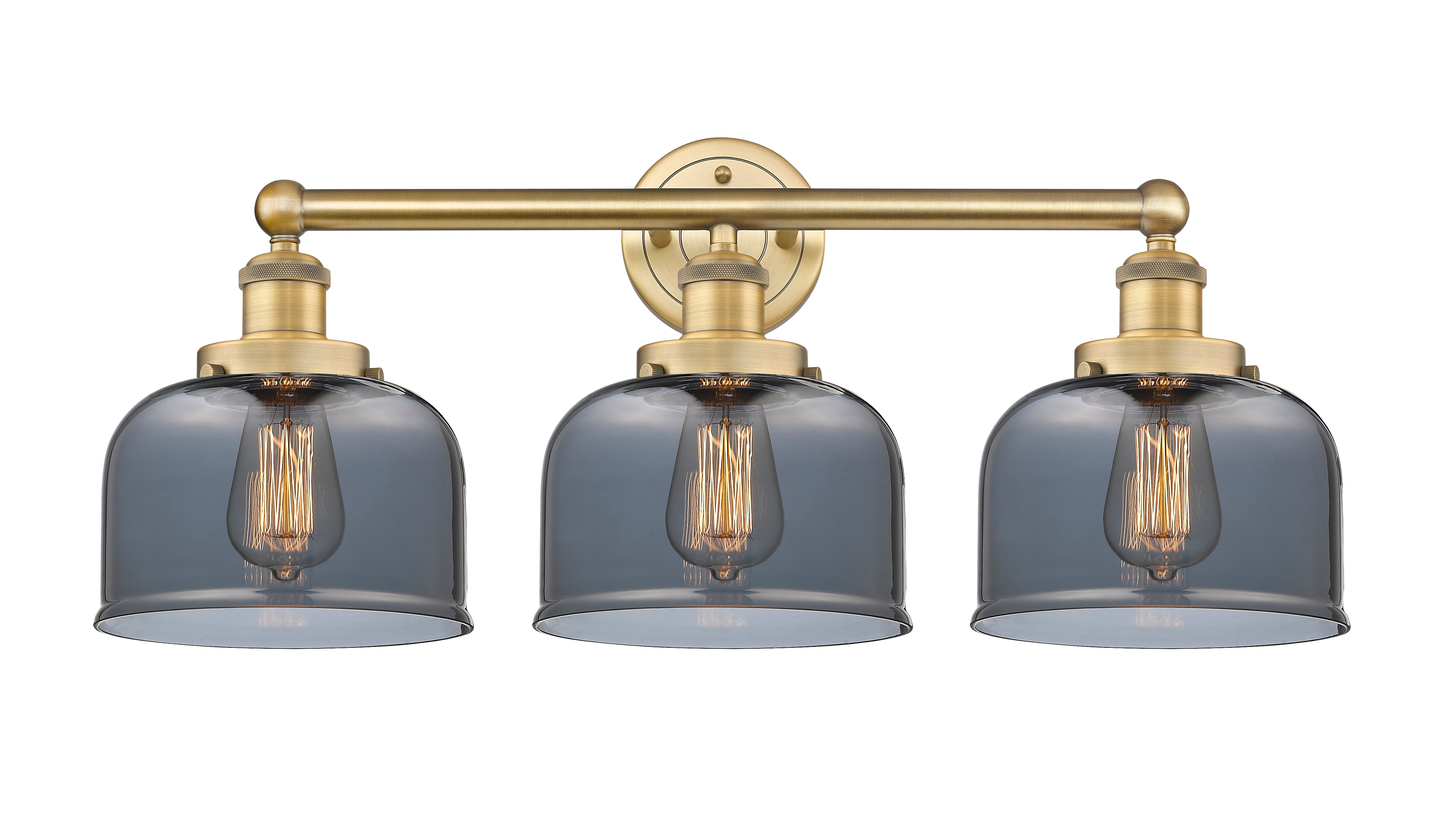 Edison Bath Vanity Light Cast Brass 25"