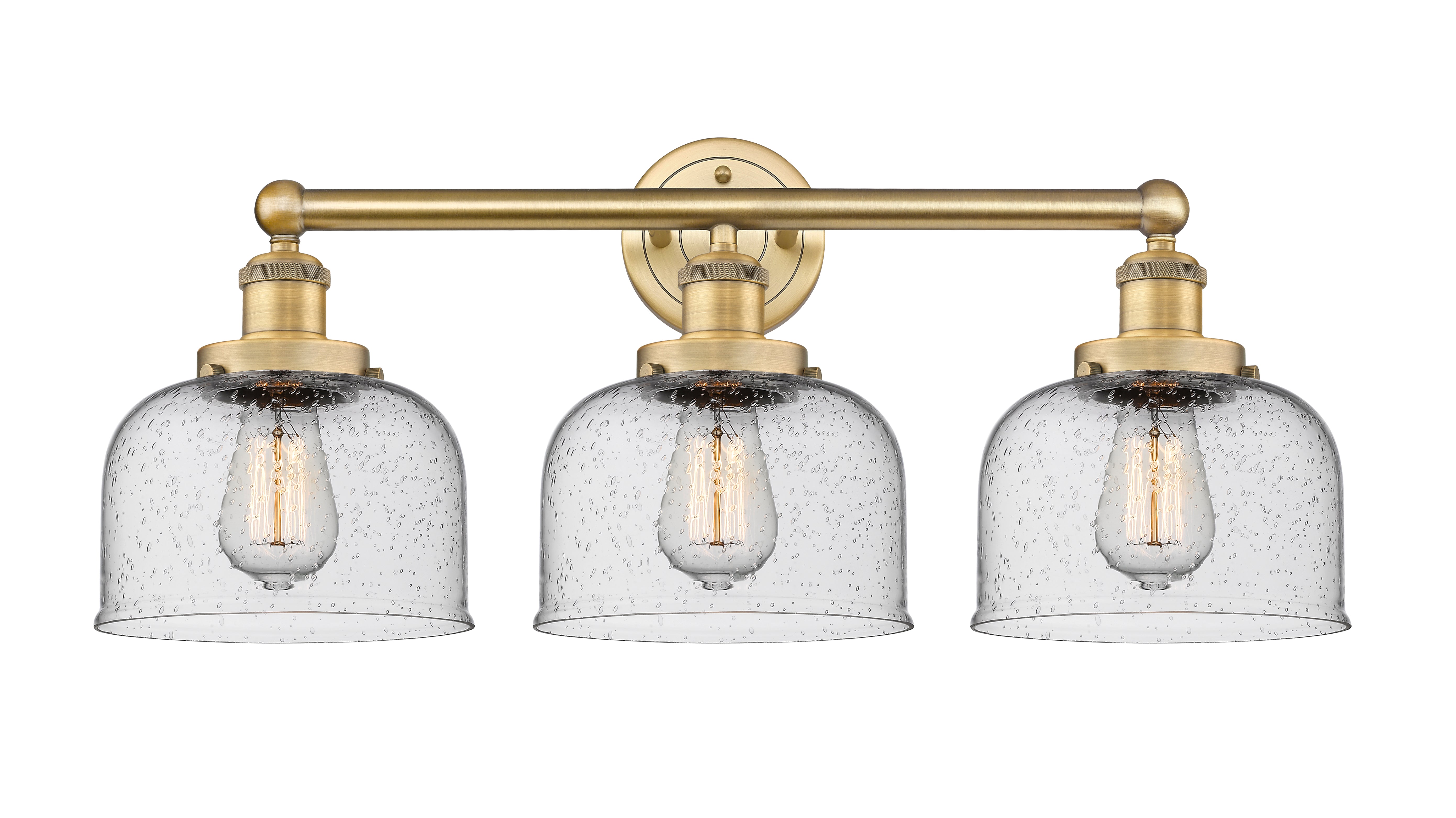 Edison Bath Vanity Light Cast Brass 25"