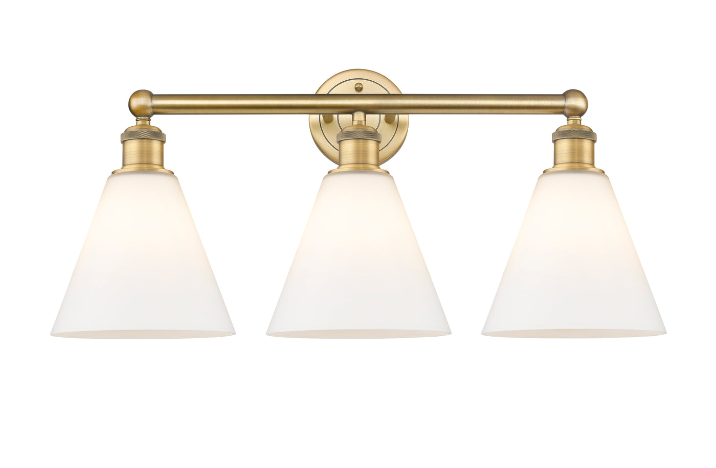 Edison Bath Vanity Light Cast Brass 24.5 Inch