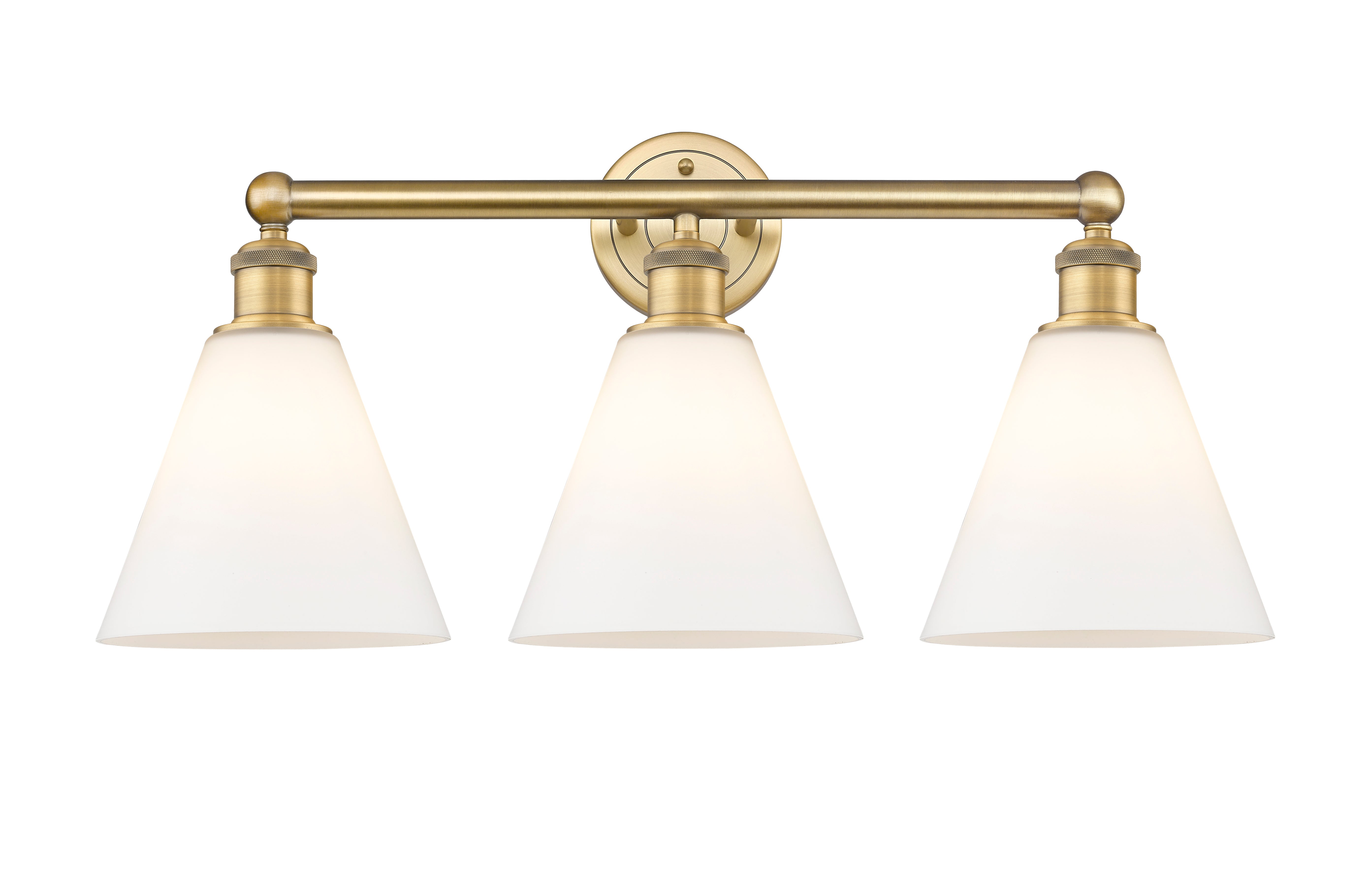 Edison Bath Vanity Light Cast Brass 24.5 Inch