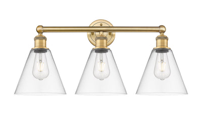 Edison Bath Vanity Light Cast Brass 24.5 Inch