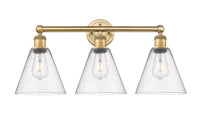 Edison Bath Vanity Light Cast Brass 24.5 Inch