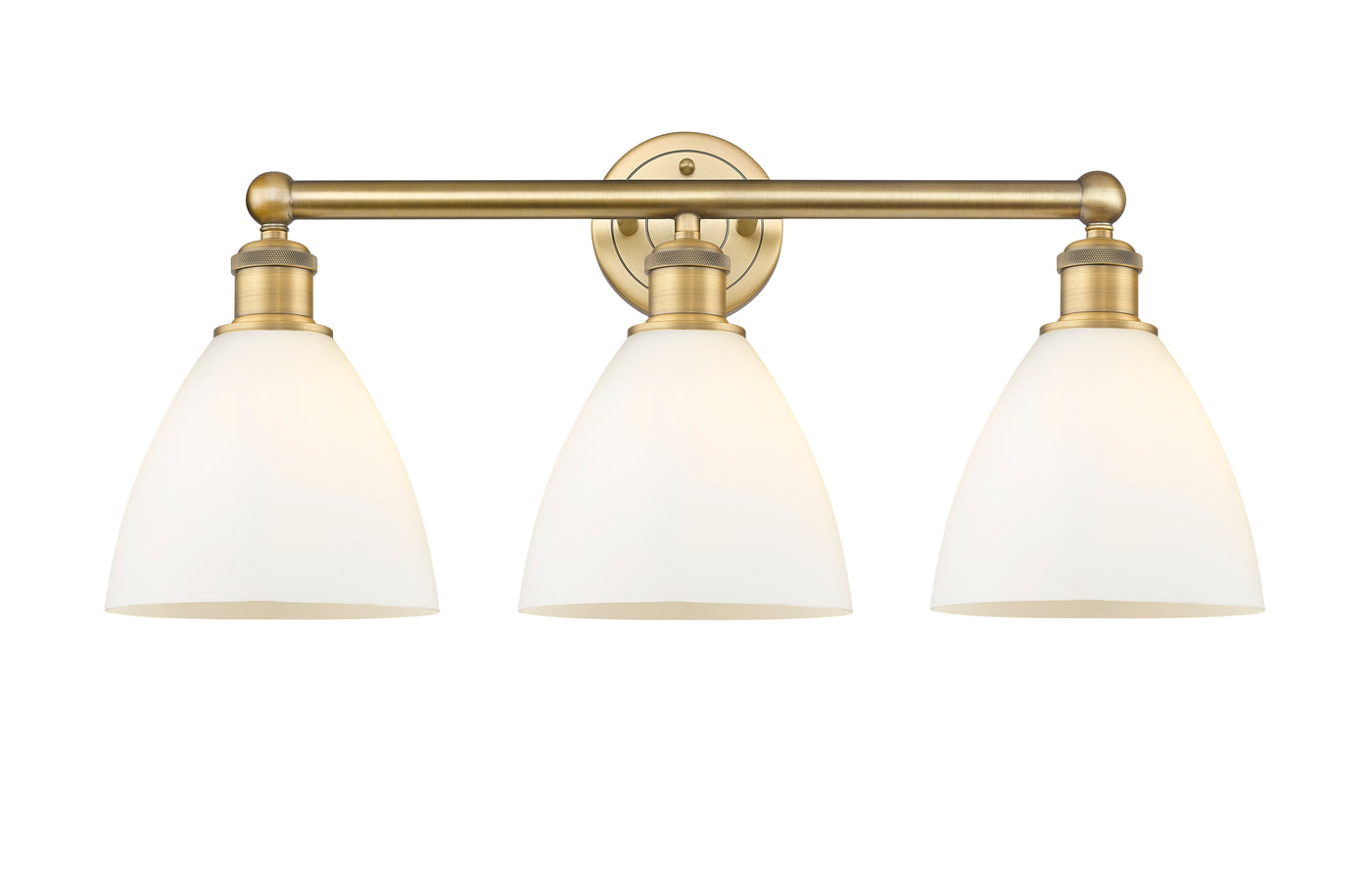 Edison Bath Vanity Light Cast Brass Glass