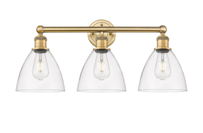 Edison Bath Vanity Light Cast Brass Glass