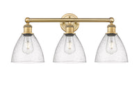 Edison Bath Vanity Light Cast Brass Glass