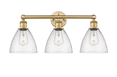 Edison Bath Vanity Light Cast Brass Glass