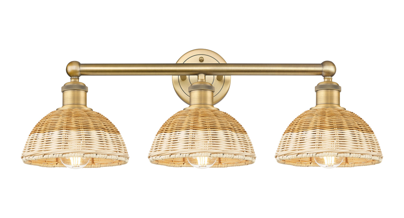 Edison Bath Vanity Light Brass Glass Steel