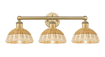 Edison Bath Vanity Light Brass Glass Steel