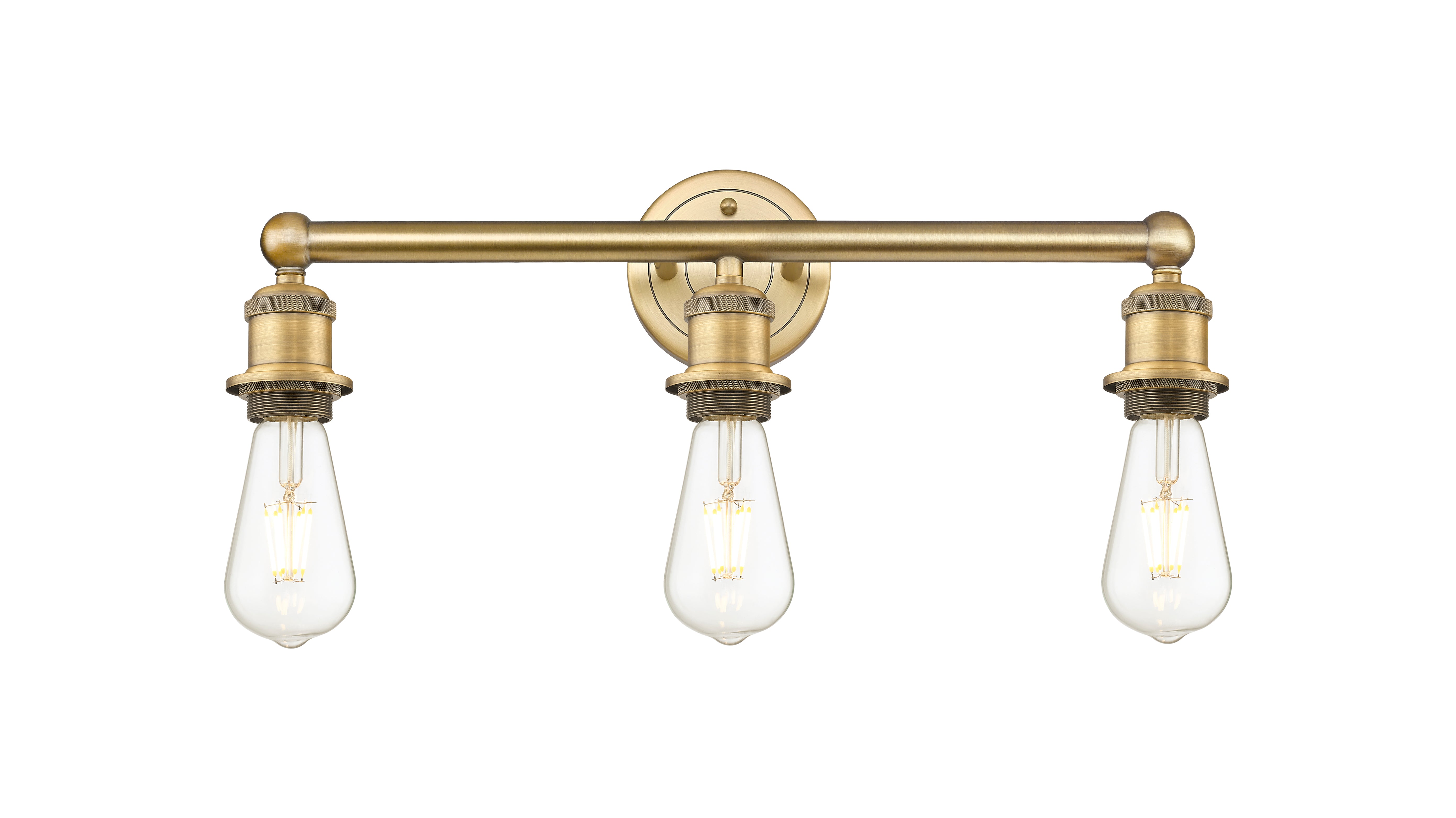 Edison Bath Vanity Light Cast Brass Steel