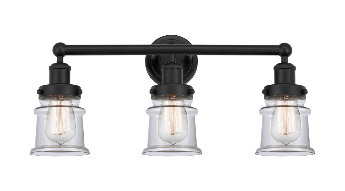 Canton 23-Inch 3-Light Bath Vanity Light 10.75-Inch High 7.125-Inch Extension