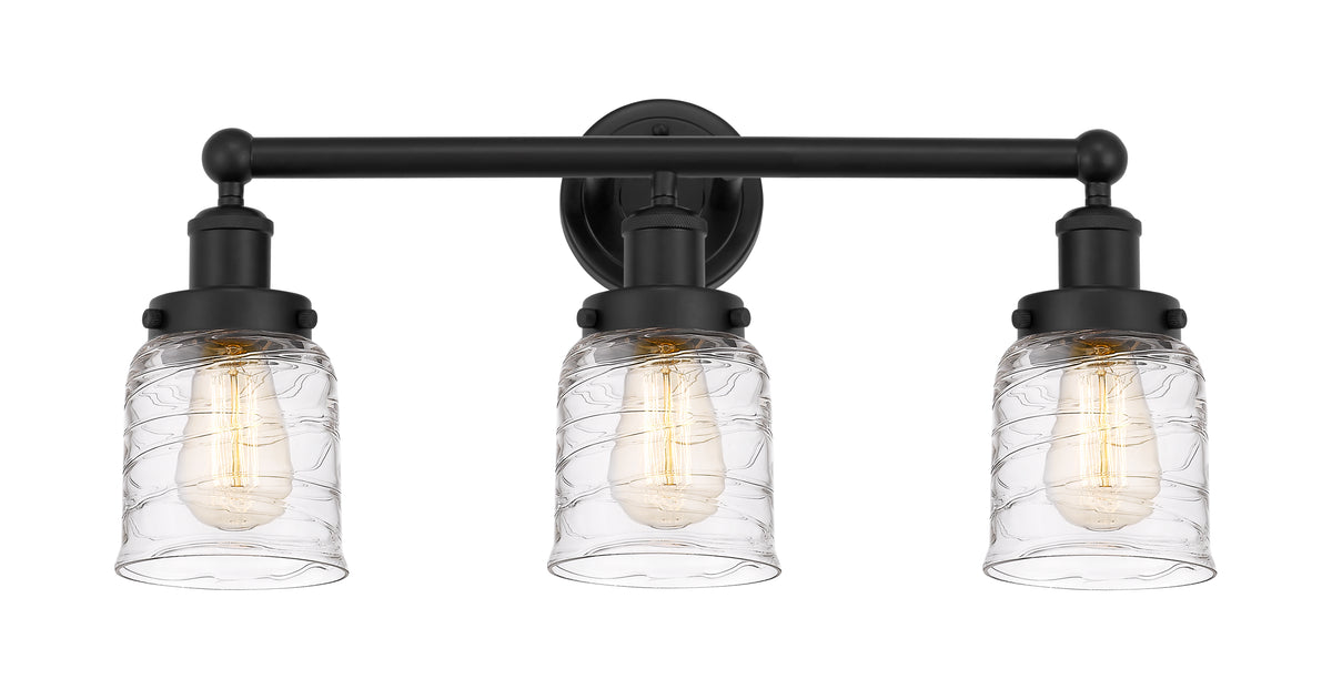 Bell 23-Inch 3-Light Bath Vanity Light Bowl Shade