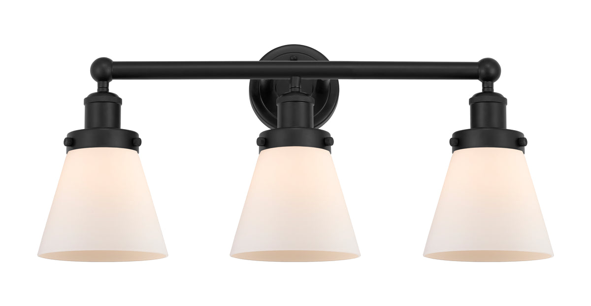 Cone 24-Inch 3-Light Bath Vanity Light 11.25-Inch High