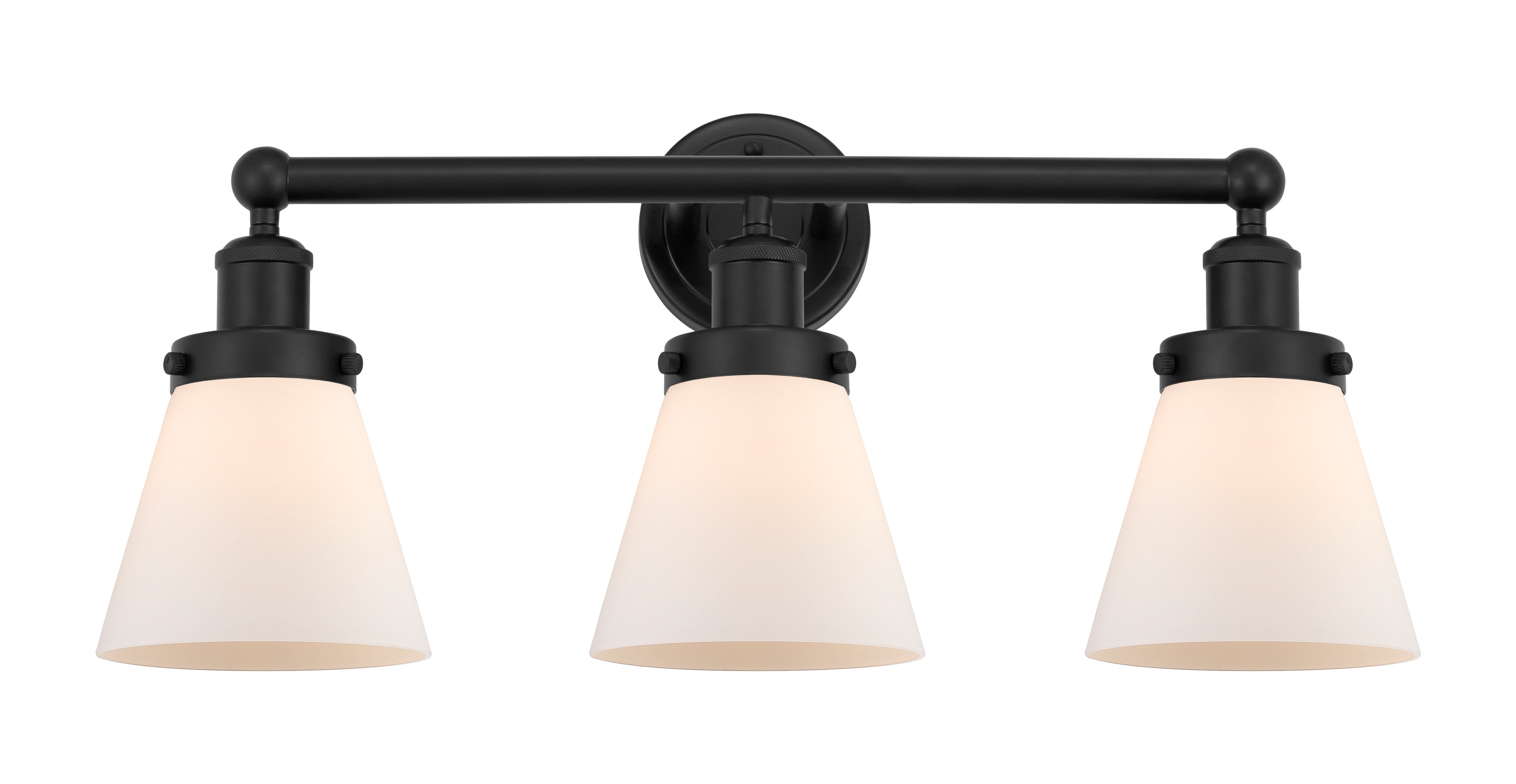 Edison Bath Vanity Light Cast Brass Glass
