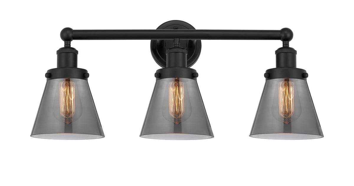 Cone 24-Inch 3-Light Bath Vanity Light 11.25-Inch High
