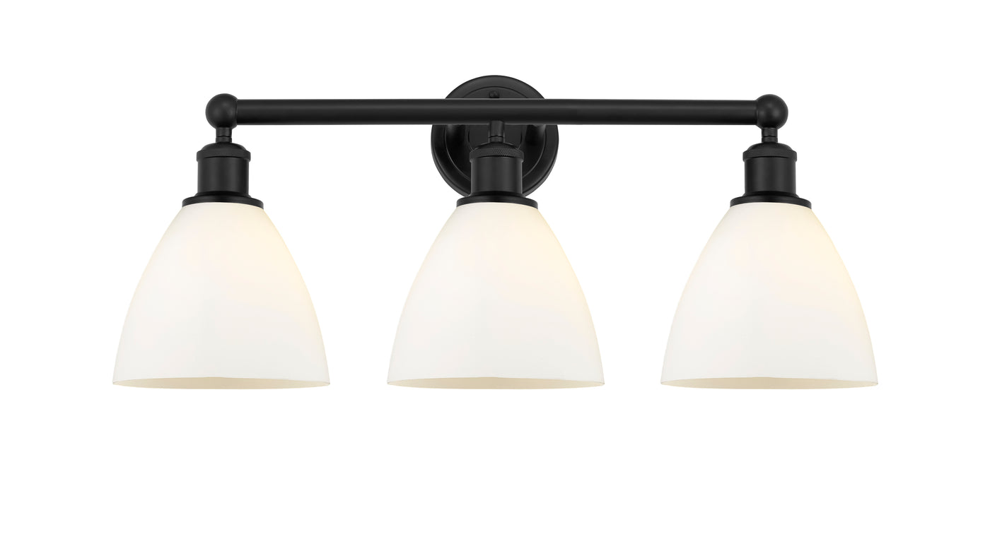 Edison Bath Vanity Light Cast Brass Glass