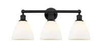 Edison Bath Vanity Light Cast Brass Glass