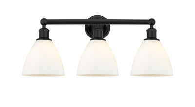 Edison Bath Vanity Light Cast Brass Glass