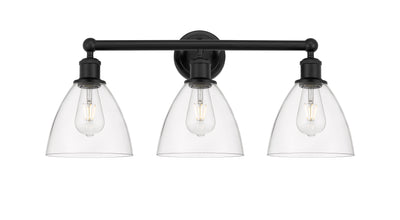 Edison Bath Vanity Light Cast Brass Glass