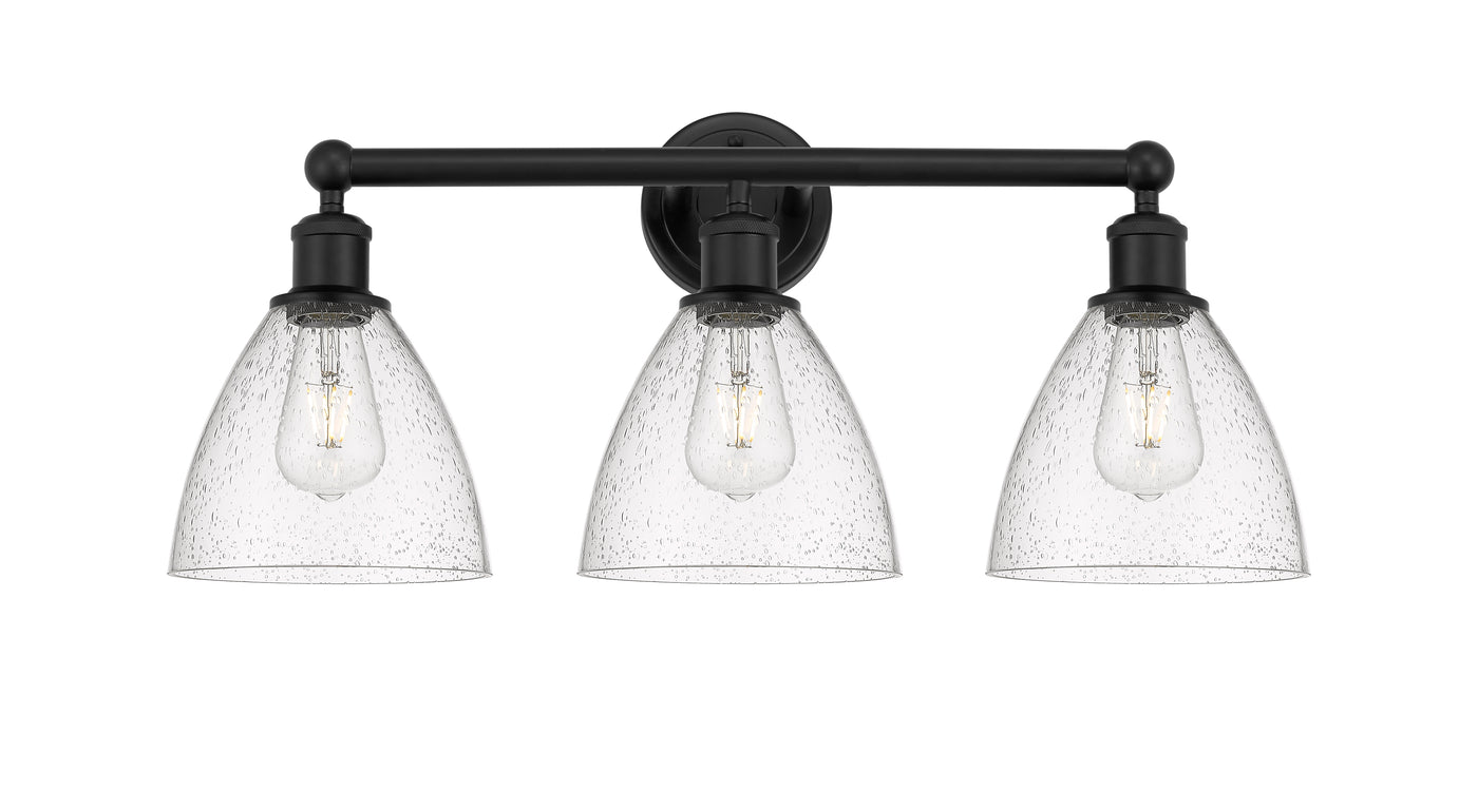 Edison Bath Vanity Light Cast Brass Glass