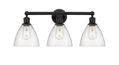 Edison Bath Vanity Light Cast Brass Glass