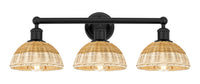 Edison Bath Vanity Light Brass Glass Steel