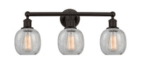Edison Bath Vanity Light Woven Rattan Steel