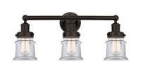 Canton 23-Inch 3-Light Bath Vanity Light 10.75-Inch High 7.125-Inch Extension