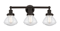 Olean 25-Inch 3-Light Bath Vanity Light Bowl Shade