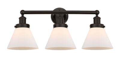 Edison Bath Vanity Light Cast Brass Glass