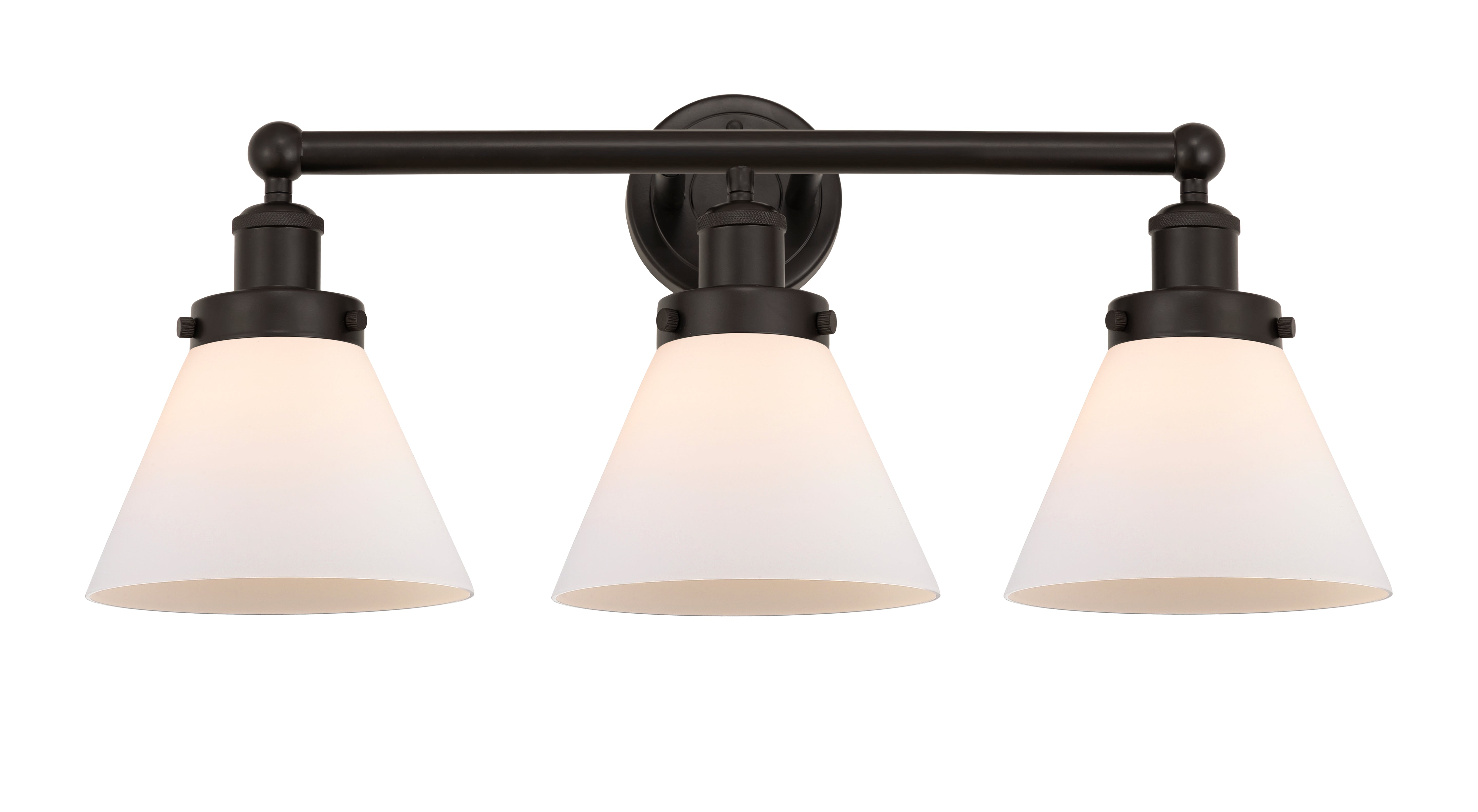 Edison Bath Vanity Light Cast Brass Glass