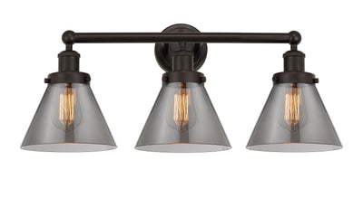 Edison Bath Vanity Light Cast Brass Glass