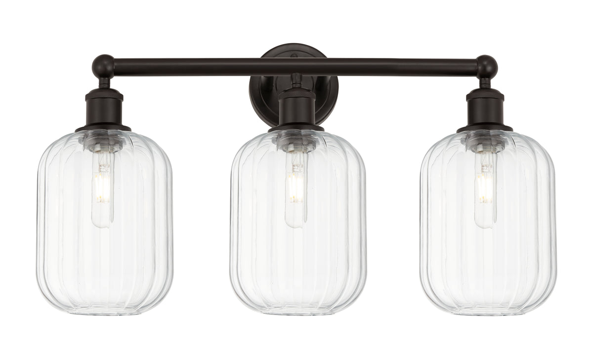 Preston Cylinder 25-Inch 3-Light Bath Vanity Light 14-Inch High