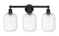 Preston Cylinder 25-Inch 3-Light Bath Vanity Light 14-Inch High
