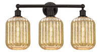 Preston Cylinder 25-Inch 3-Light Bath Vanity Light 14-Inch High