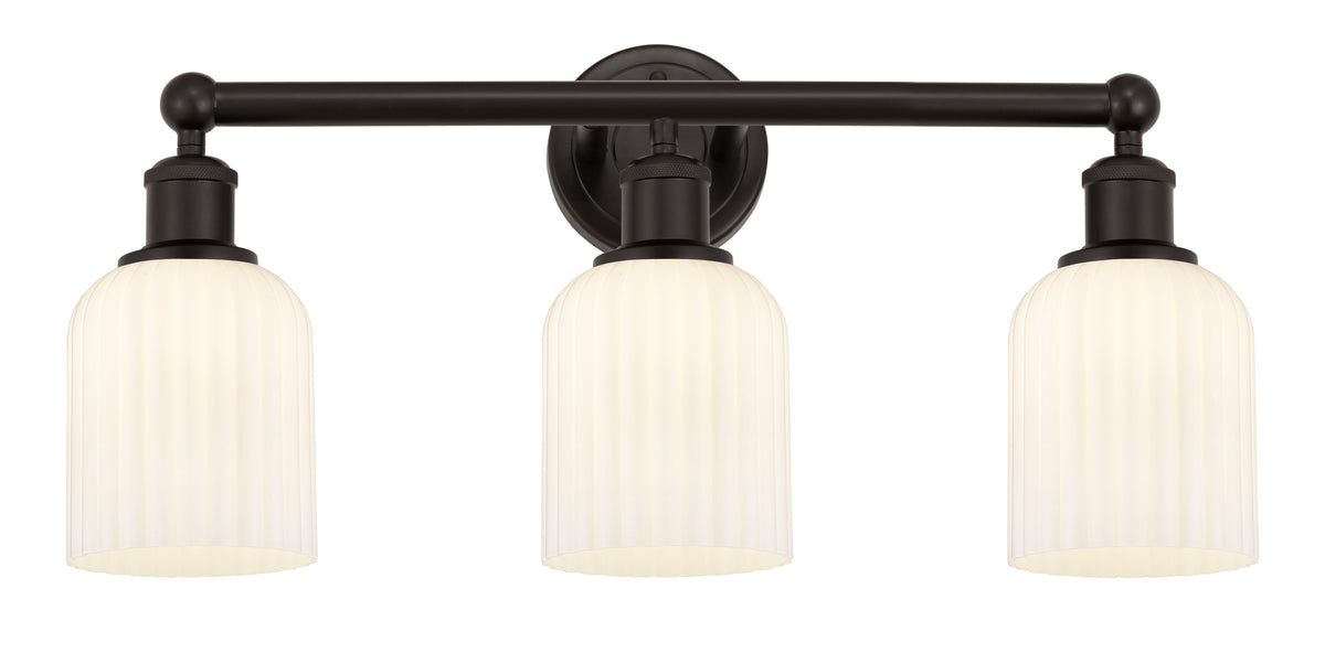 Bridal Veil 23-Inch 3-Light Bath Vanity Light 5-Inch Shade