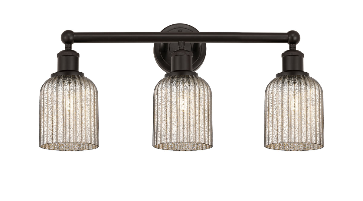 Bridal Veil 23-Inch 3-Light Bath Vanity Light 5-Inch Shade
