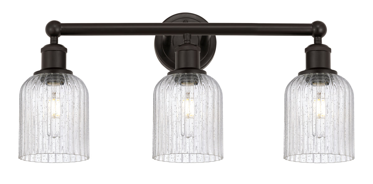Bridal Veil 23-Inch 3-Light Bath Vanity Light 5-Inch Shade