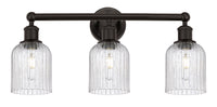 Bridal Veil 23-Inch 3-Light Bath Vanity Light 5-Inch Shade