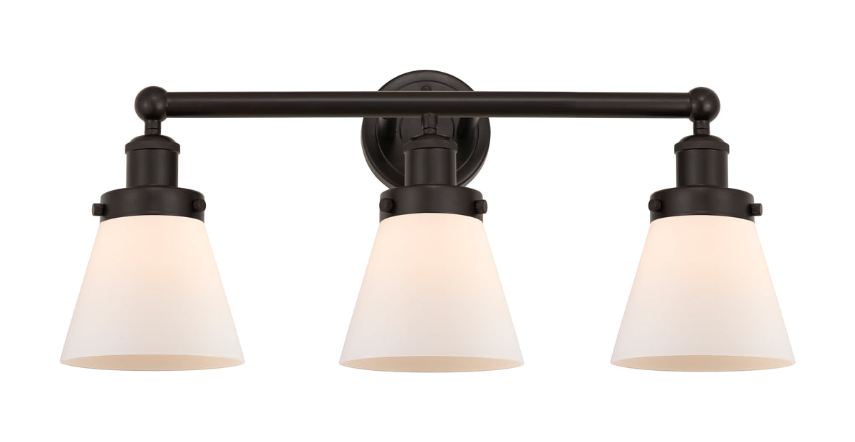 Cone 24-Inch 3-Light Bath Vanity Light 11.25-Inch High